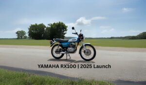 Original Yamaha RX100 classic two-stroke bike